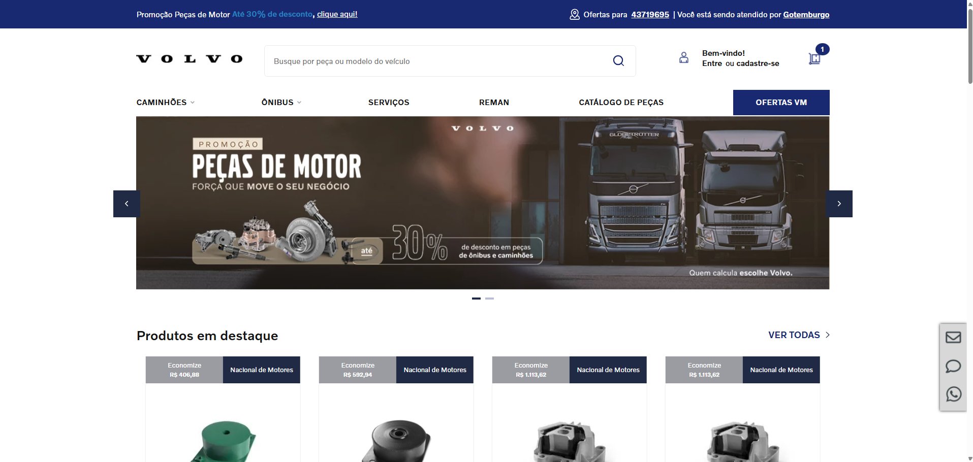 Volvo Peças Caminhões